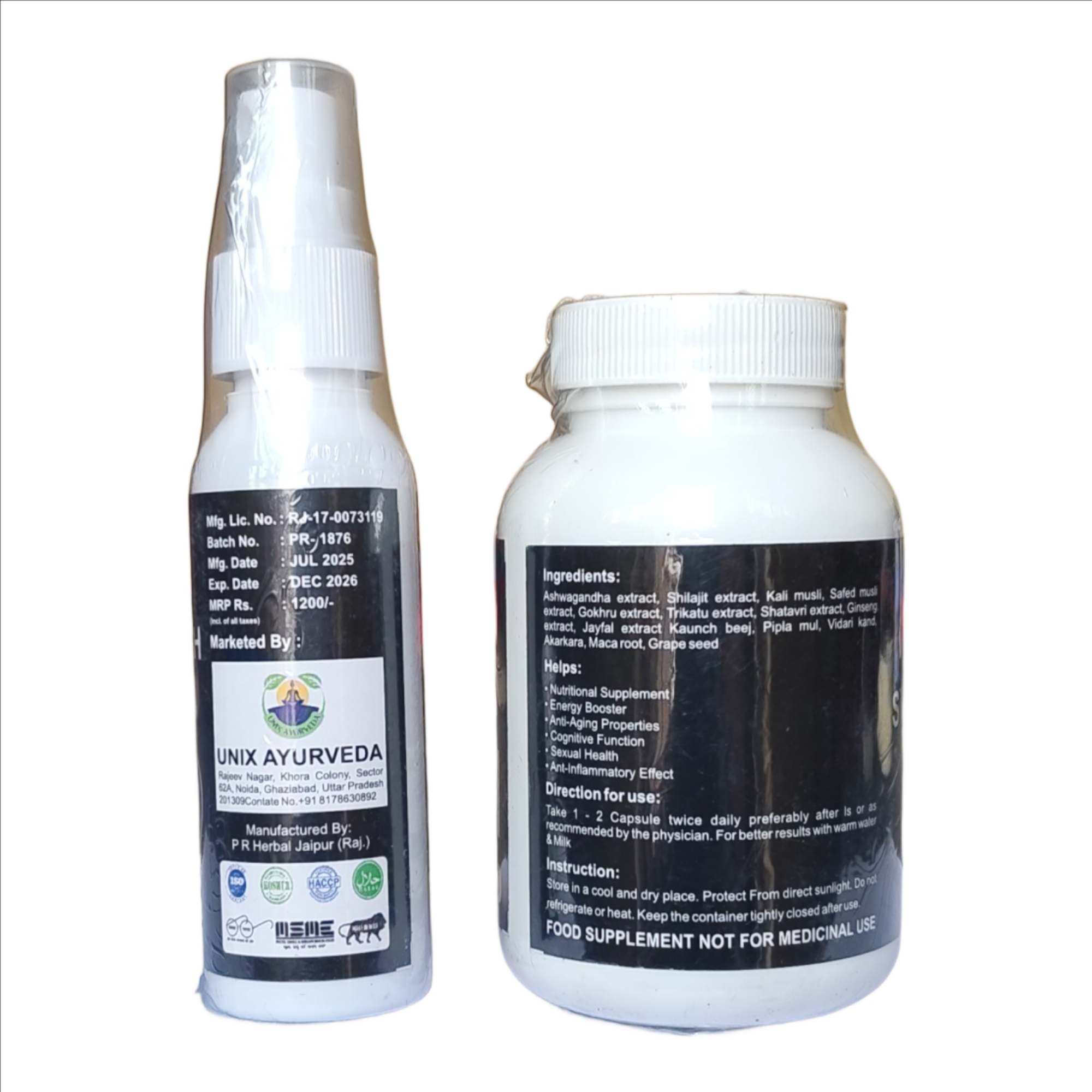 Stamina Grow Tablet And Oil For Better Strength 100% Pure & Ayurvedic - Image 2